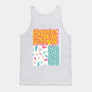 90's Pattern Funky Colors Tank Top